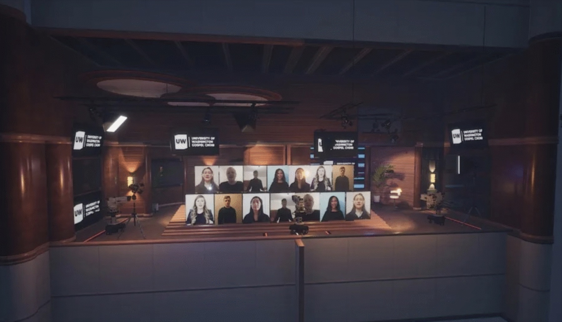 3D virtual concert stage