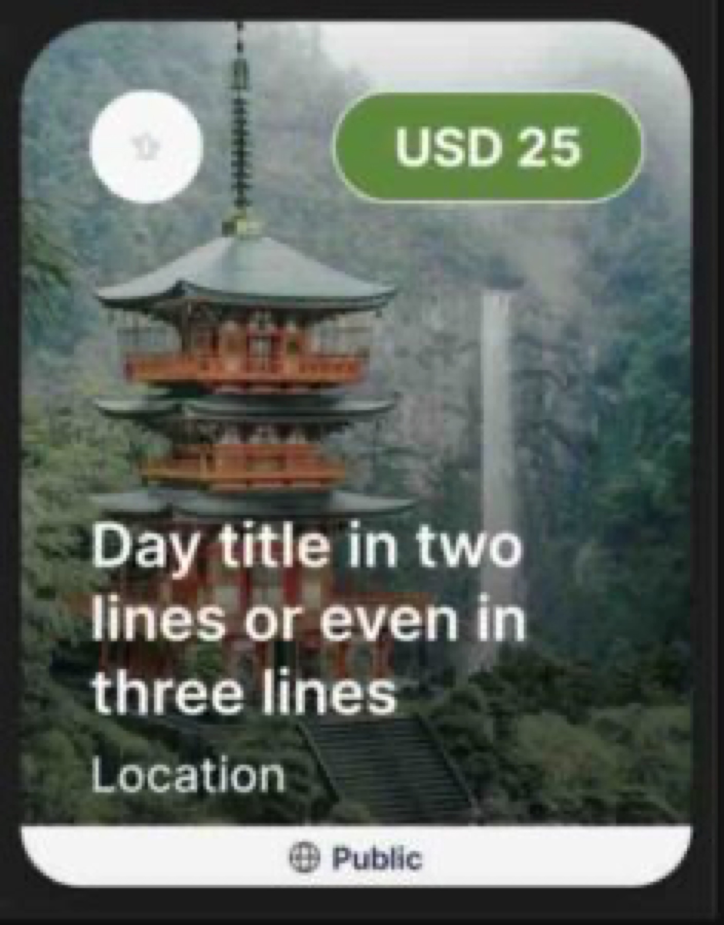 Redesigned trip card detail