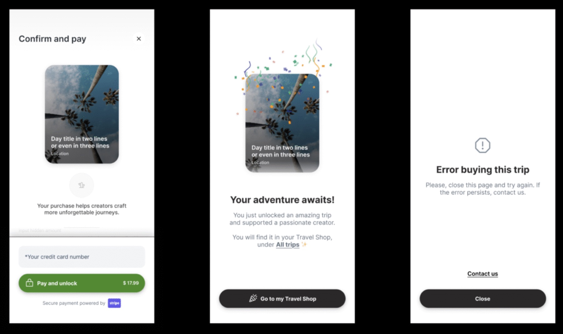 The Tripmix travel shop